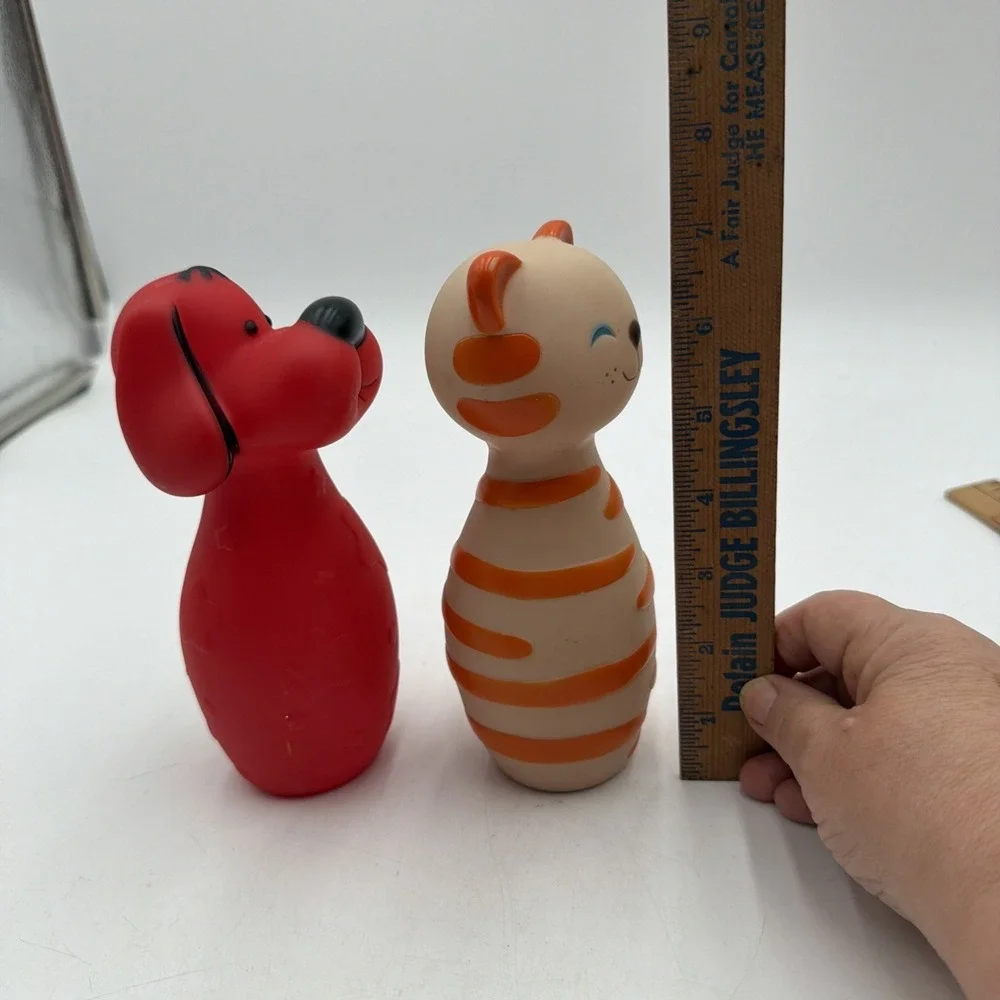 Melissa & Doug K's Kids Bowling Friends Replacement Pins Dog & Cat